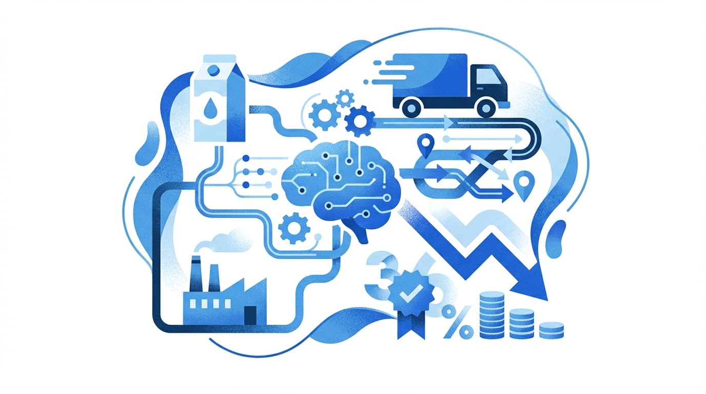 AI 배차로 운송비 36% 절감! 대형 유제품 기업의 물류 경로 최적화 성공 사례