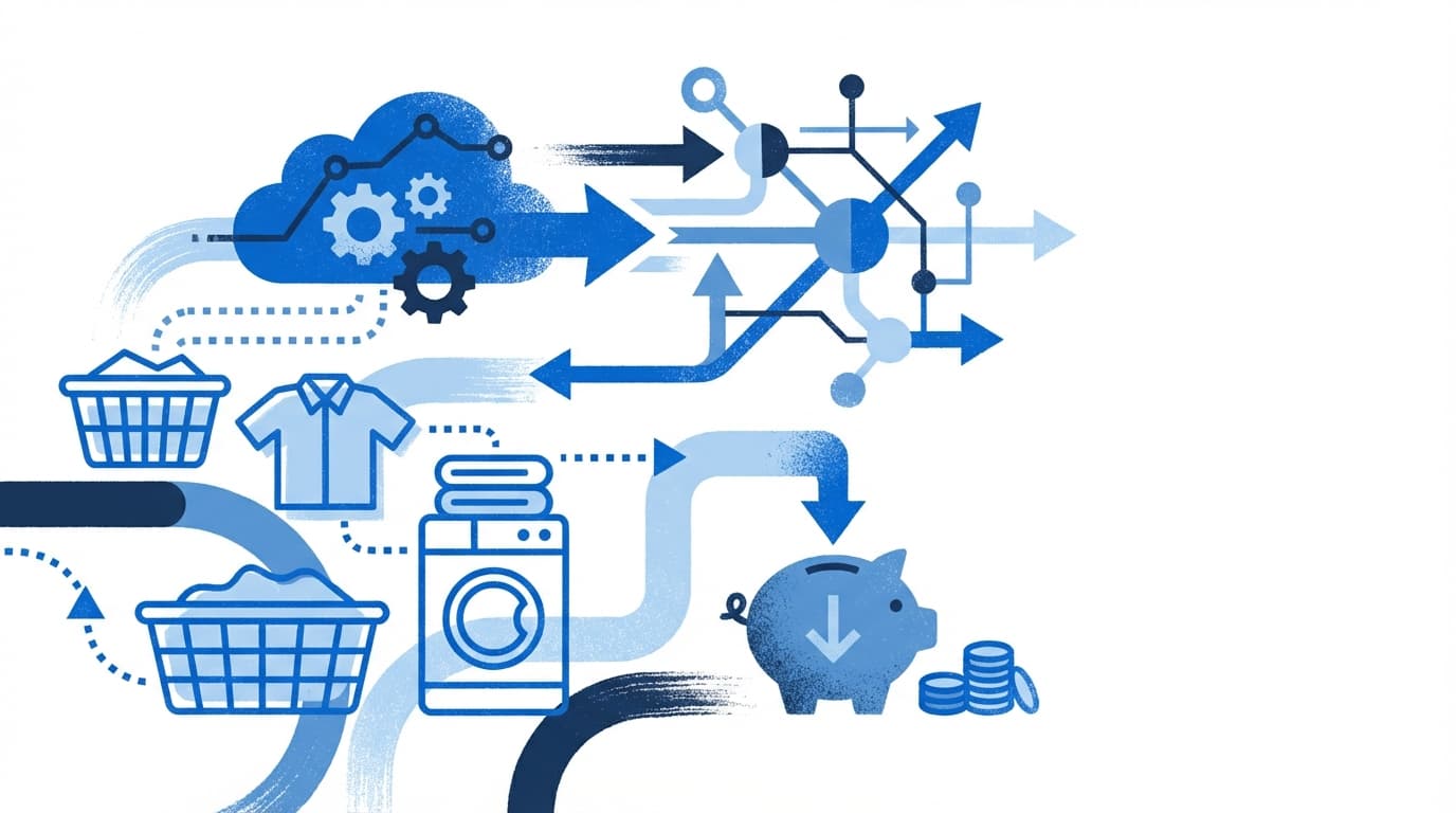 AI 물류 도입으로 월 8,100만 원 절감한 세탁 서비스의 물류 최적화 실험
